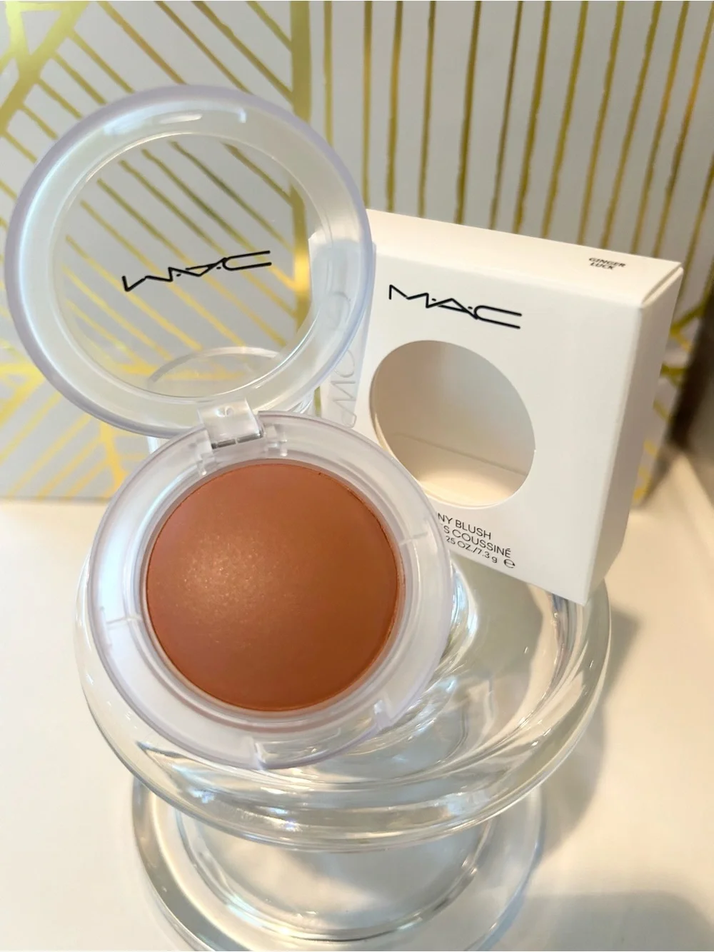 ✨ MAC Glow Play Blush | Ginger Luck | Full Size | New in Box